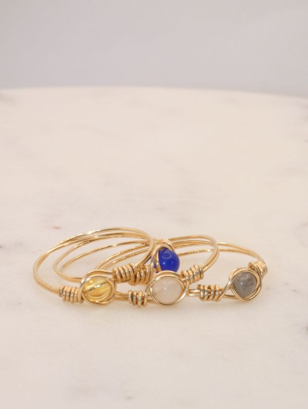 Bague s artisanale en gold filled — Made of Dreams par Eva bijoux faits main