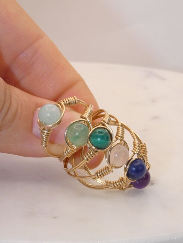 Bague s artisanale en gold filled — Made of Dreams par Eva bijoux faits main