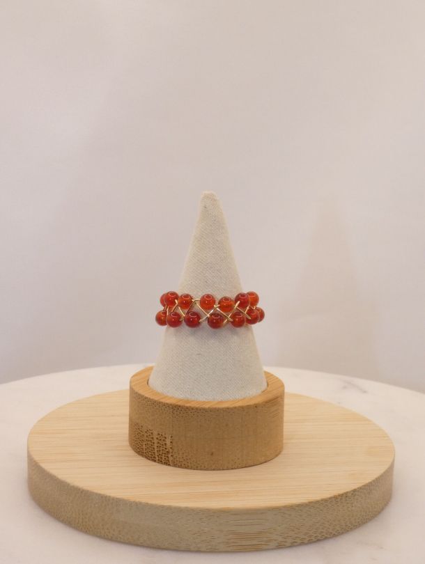 Bague Celeste artisanale en gold filled — Made of Dreams par Eva bijoux faits main
