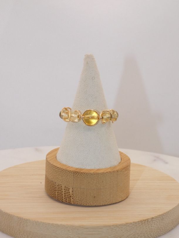 Bague REGINA artisanale en gold filled — Made of Dreams par Eva bijoux faits main