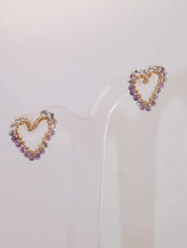 Boucles d'oreilles artisanales faites main — Made of Dreams par Eva bijoux en Corse