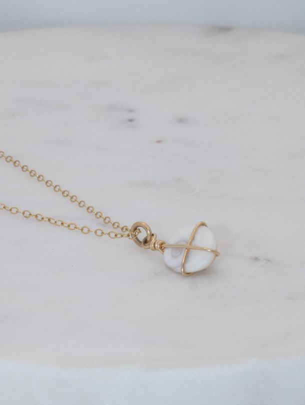 Boucles d'oreilles Oeil de Sainte Lucie — Made of Dreams par Eva bijoux artisanaux Corse